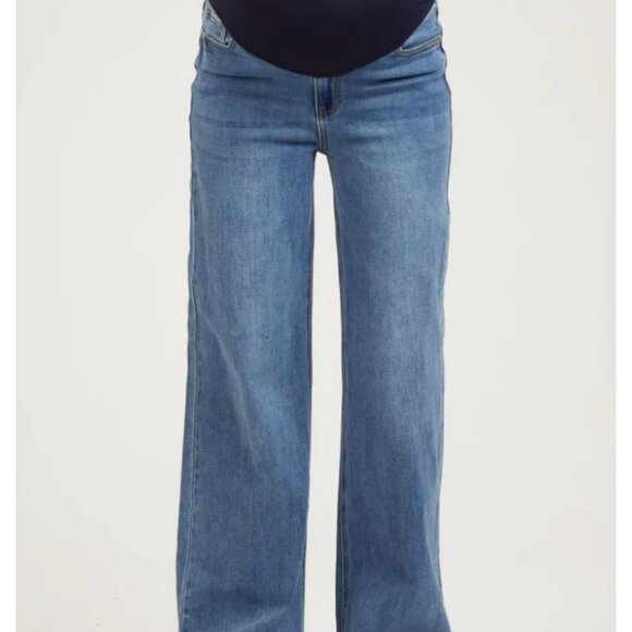Pink Blush Maternity Denim Jeans - Picture 2 of 6